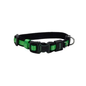 Adjustable Collar, Green, 5/8" X 8"-12"