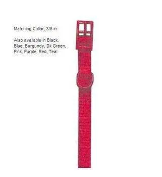 Nylon Collar Red 3/8"x12"