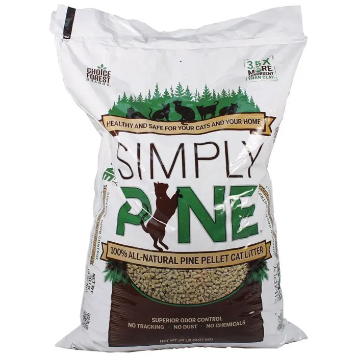 Simply Pine Cat Litter Pellets 20 Lbs