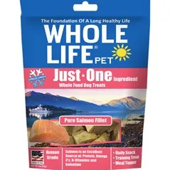 Whole Life Dog Treat Pure Salmon 4 Oz