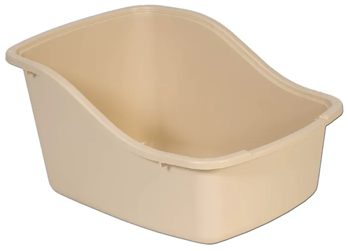 High Back Litter Pan Large Blue