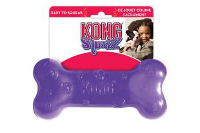 Squeezz Bone Dog Toy Large