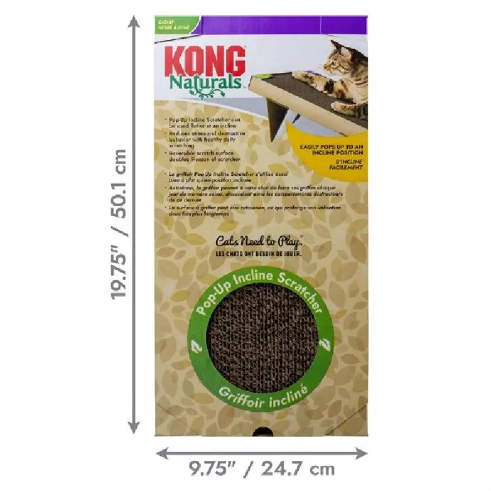 Kong Ntrls Popup Incline Scrtch