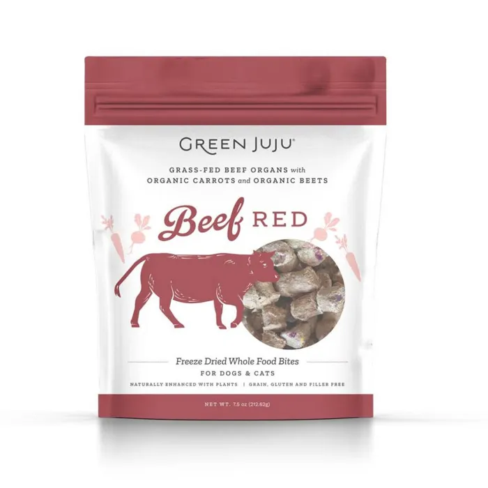 Green Juju Beef Red Frz-drd Food Bites 7.5-oz