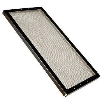 Metal Screen Cover Black 16"x8"