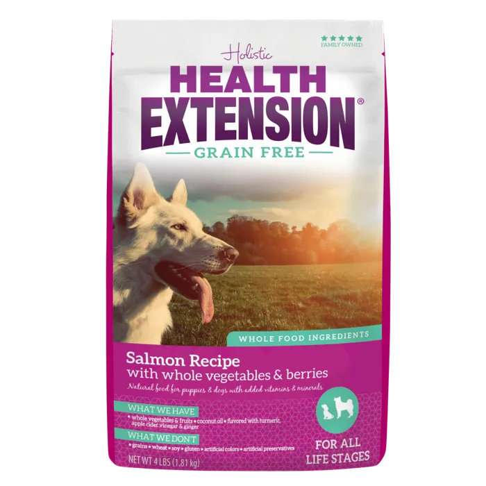 Grain Free Salmon Recipe Dry Dog Food 10-lb
