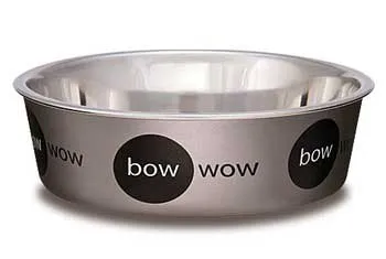 Loving Pet Bella Bowl Bow Wow Silver Small