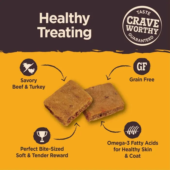 Wellness Core Puppy Brainiac Treat Beef/Turk 5oz