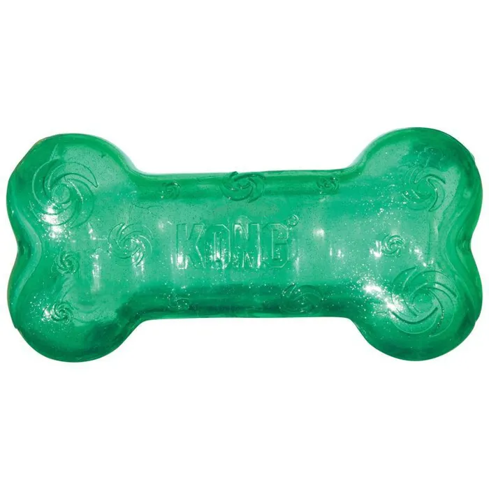 Squeezz Crackle Bone Dog Toy Medium
