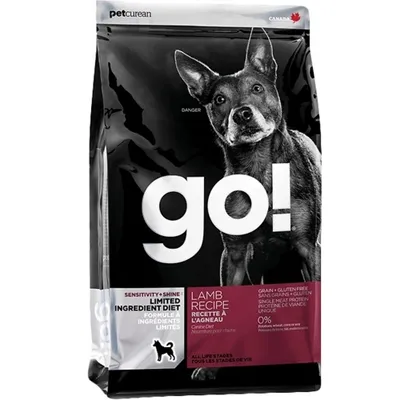 Go! Sensitivity + Shine Limited Ingredient Lamb Recipe Dry Dog Food 25-lb