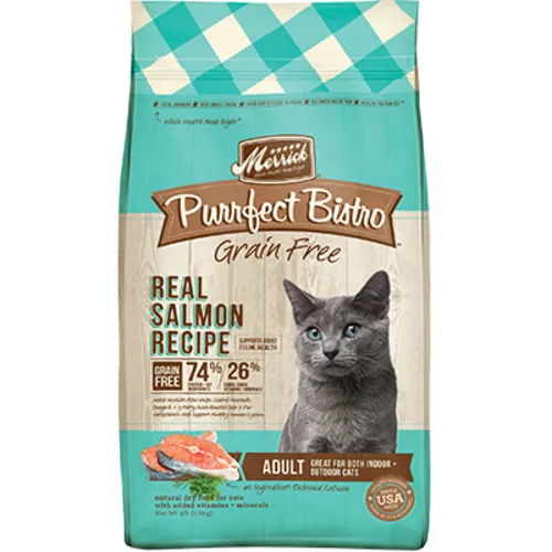 Purrfect Bistro Grain Free Real Salmon Recipe Dry Cat Food 12-lb