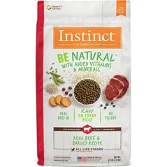 Instinct Natural Beef Dog 4.5#/