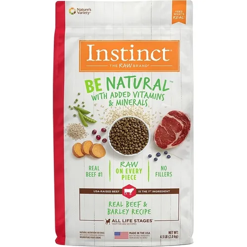 Instinct Natural Beef Dog 4.5#/