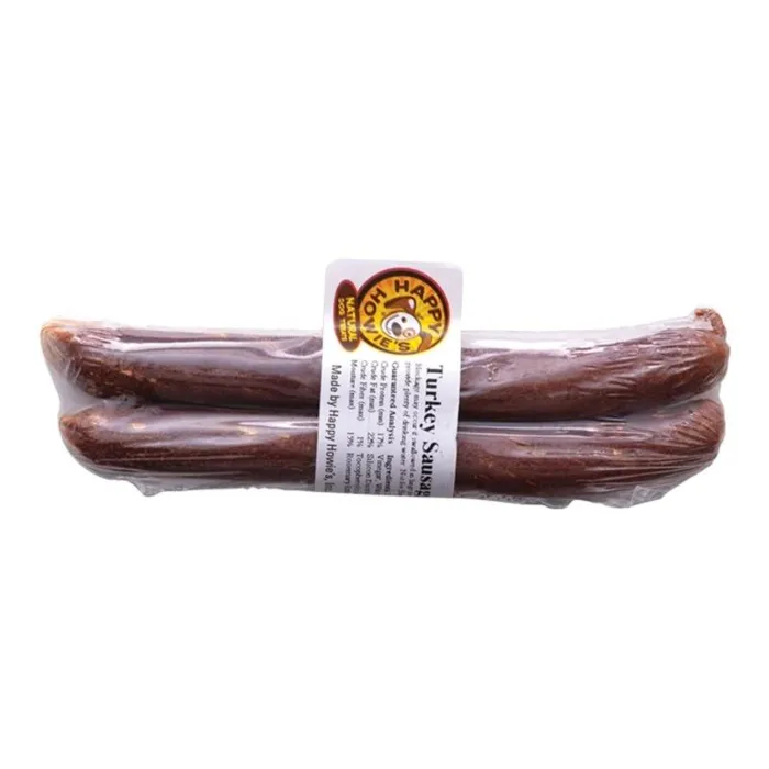 Happy Howie's Turkey Sausage 2pk 18ct wrapped sausages