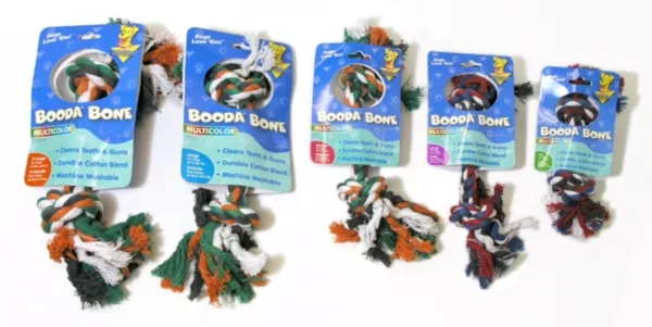 Booda 2 Knot Rope Bone Multicolor Colossal