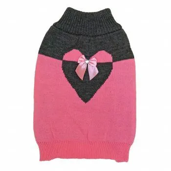 Fashion Pet Sweater Love U Pink Med