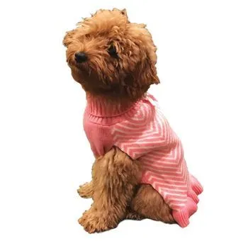 Eth Stripe & Ruffle Swtr Pnk Sm