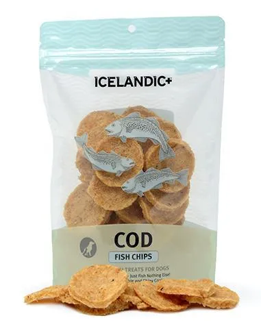 + Cod Fish Chips Dog Treats 2.5-oz