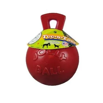 Jolly Ball Tug N Toss Assorted Colors 4.5"