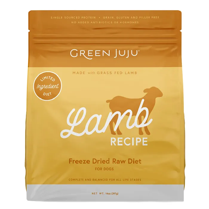 Green Juju FD LID Lamb Dog Food 14-oz