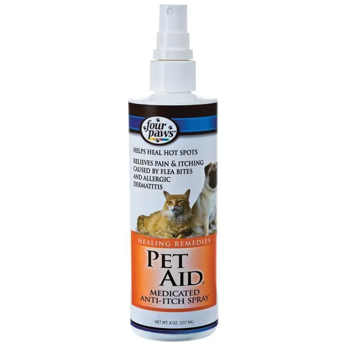 Pet Aid Medicated Anti Itch Spray 8 Oz