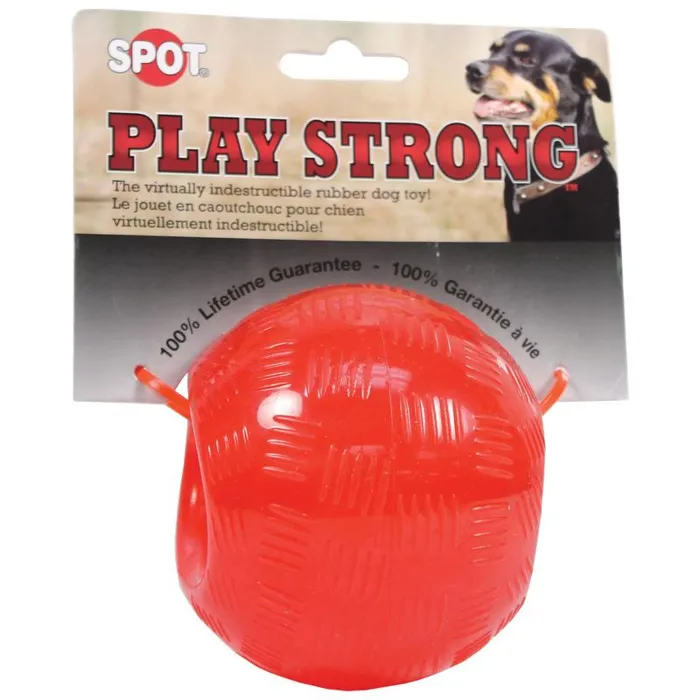 Play Strong Ball Large Toy Red 3.75"