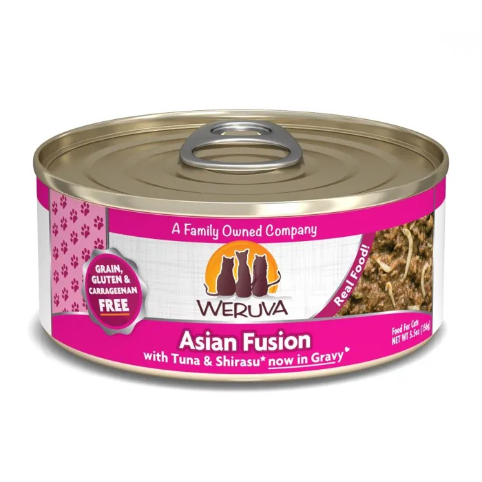 Asian Fusion W/ Tuna & Shirasu Can Cat Food 5.5-oz