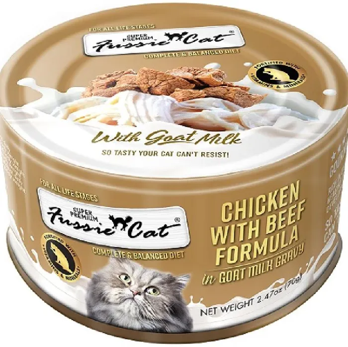 Fussie Cat Chicken Beef Milk 2.47oz