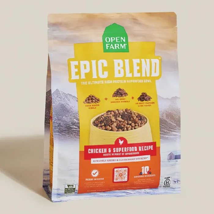 Open Farm Dog Dry Epic Blend Chicken Superfood 3.5#