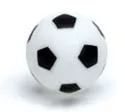 Vinyl Soccer Ball Dog Toy, White, 3"