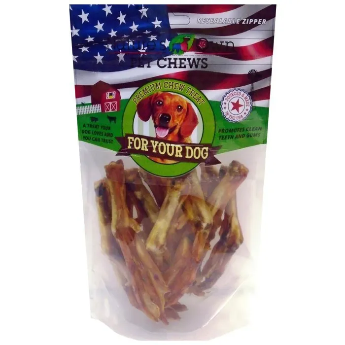 Usa Duck Crunchy Feet Natural Dog Treat Duck 12 Pc;