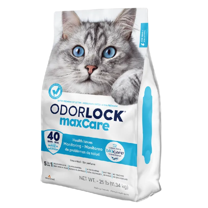 Odor Lock Max Care Cat Litter Clumping 25lb