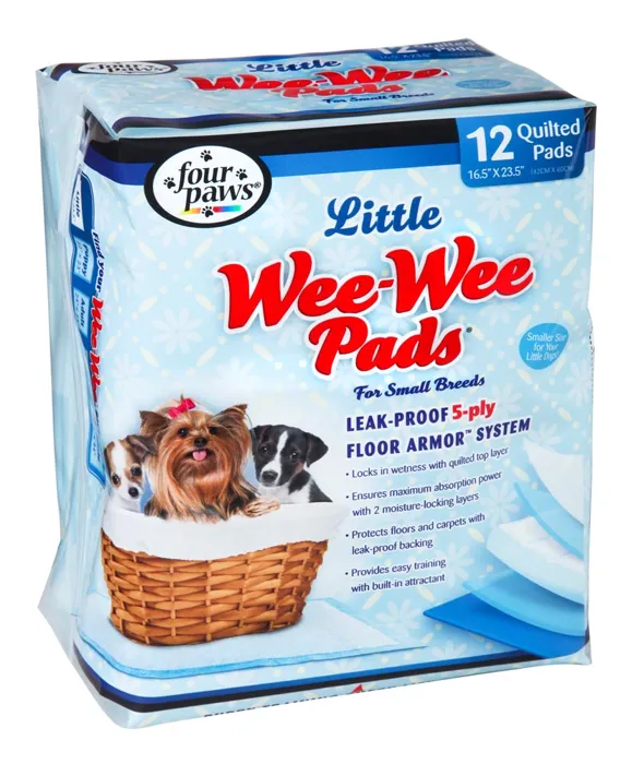 Wee Wee Pads Little Dog 16.5"x23.5" 12 Pk