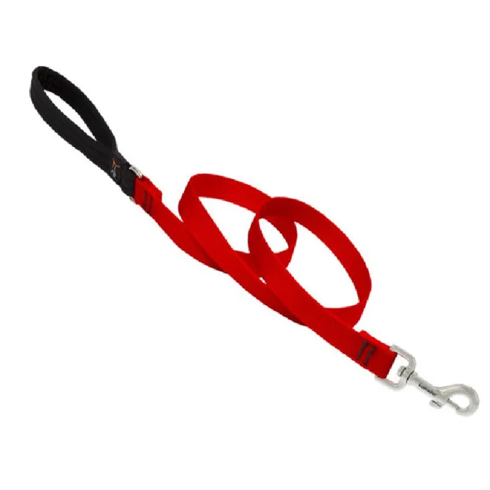 Lupine Leash 3/4" Basic Red 4ft