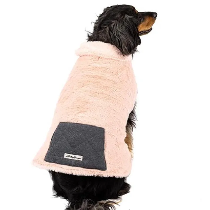 Petrageous Laurel Faux Rev Jacket Pink Gray Sm