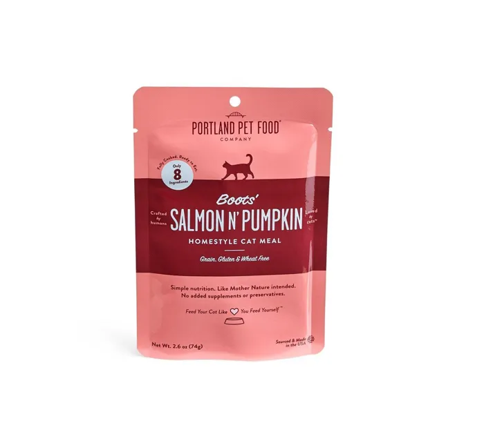 Portland Pet Cat Boots' Salmon N' Pumpkin 2.6oz