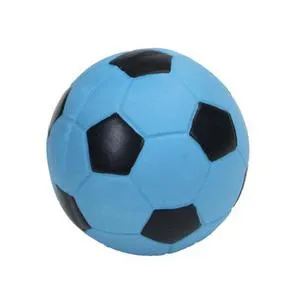 Latex Soccer Ball Dog Toy, Blue Lagoon, 3"