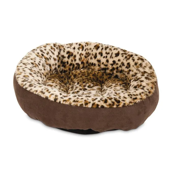 Aspen Pet Round Bed Animal Print 18"