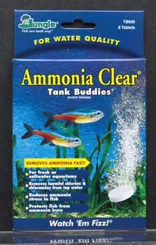 Tank Buddies Ammonia Clear 8 Tablets