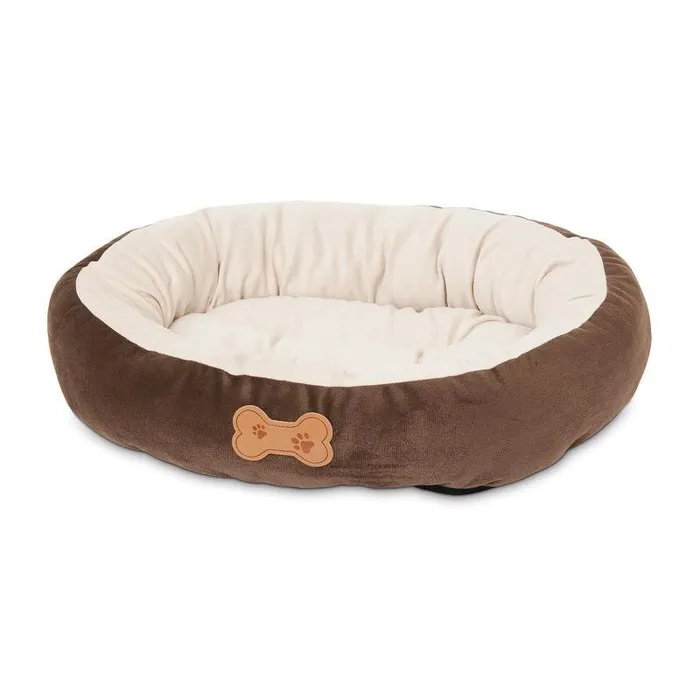 Oval Brown Bed 20"x16"