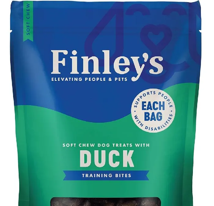 Finley's Soft Chews Bites Duck 16oz