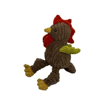 Knotties Rooster Plush Dog Toy Mini