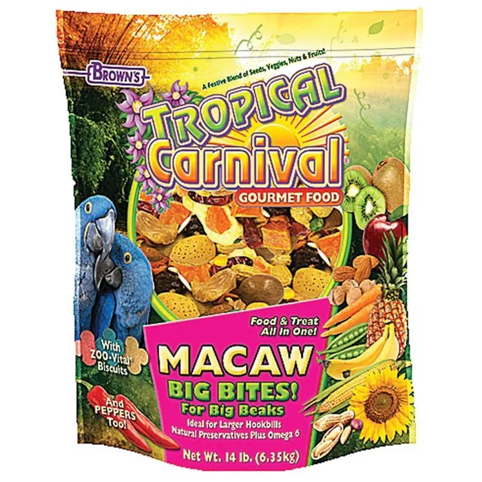 Tropical Carnival Macaw Food 14 Lbs
