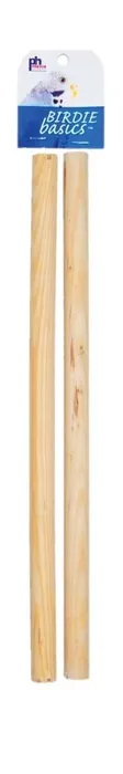 Birdie Basics Wood Perch 2pk 3/4" X 15"