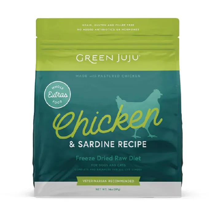 Green Juju FD Extras Chicken + Sardine 14 Oz
