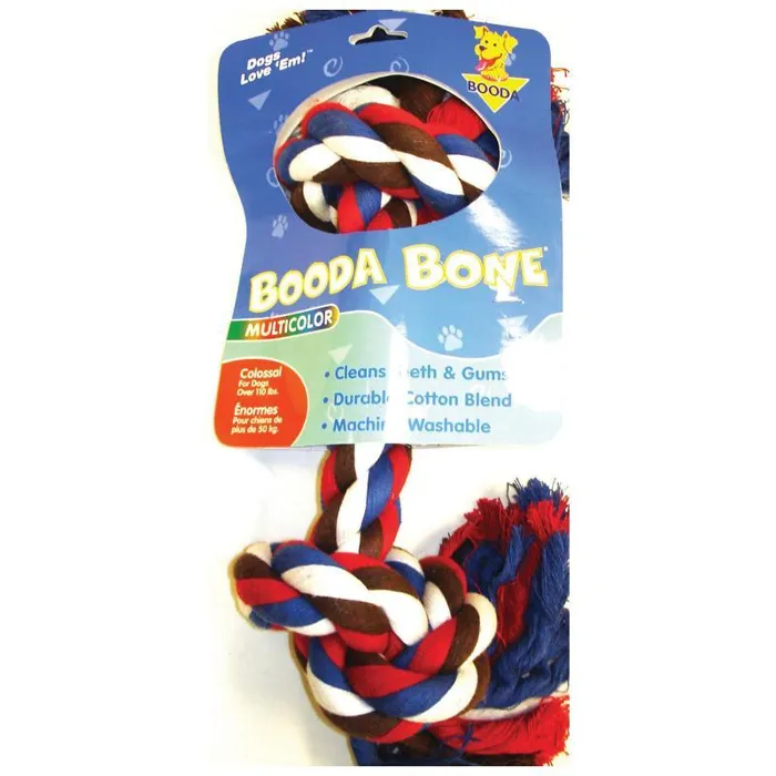 Booda 2 Knot Rope Bone Multicolor Colossal