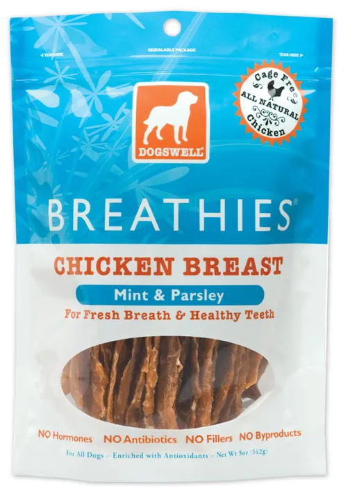 Dogswell Breathies Chicken Treats 5 Oz