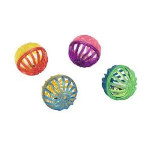 Assorted Ball Cat Toys, Lattice Balls, 1.5" (1 Pack)