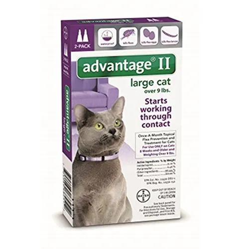 Advantage II Cat 9+ Large 2 Pack
