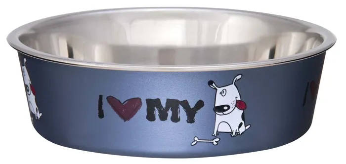 Loving Pets Bowl Love Dog Medium